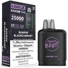 Level X 25k Pods Bumpin’ Blackcurrant*