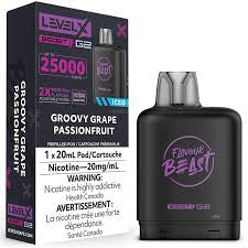 Level X 25k Pods Groovy Grape Passionfruit*