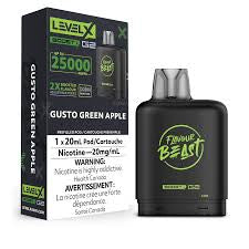 Level X 25k Pods Gusto Green Apple*