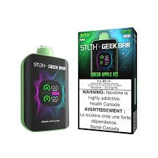 Stlth x Geek Bar 80k Green Apple( provincial tax)