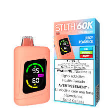 Stlth 60k Juicy Peach Ice (provincial tax)