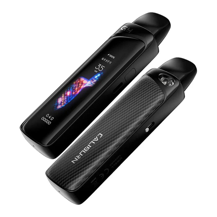 Caliburn G4 Pro Stripe black vaping device kit