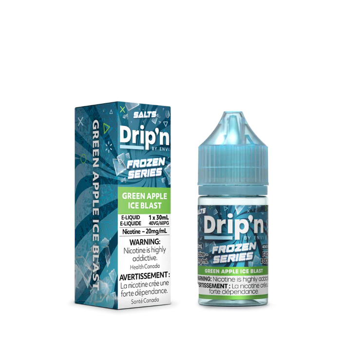 Drip’n E liquid 20mg 30ml Green Apple Ice Blast*