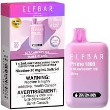 Elfbar Prime 1800 Strawberry Ice (provincial tax)