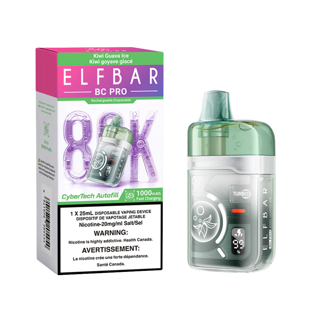 Elfbar 80k Kiwi Guava Ice (provincial tax)
