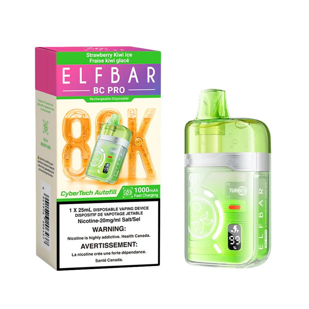 Elfbar 80k Strawberry Kiwi Ice (provincial tax)