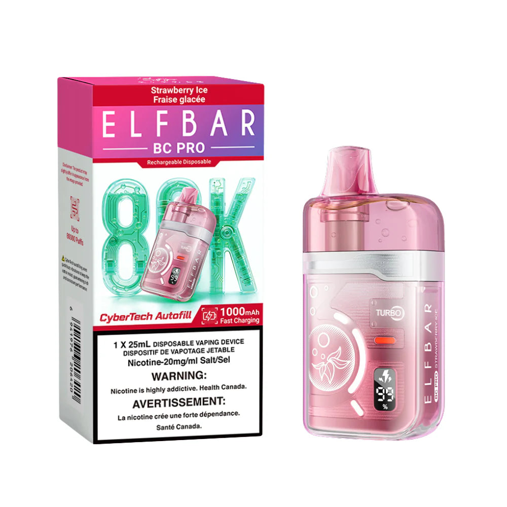Elfbar 80k Strawberry Ice (provincial tax)