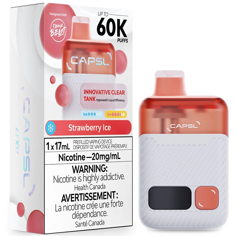 Flavour beast capsl 60k strawberry ice(provincial)