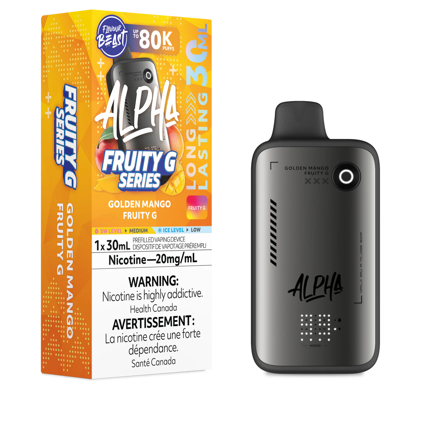 Flavour Beast Fruity G 80k Golden Mango