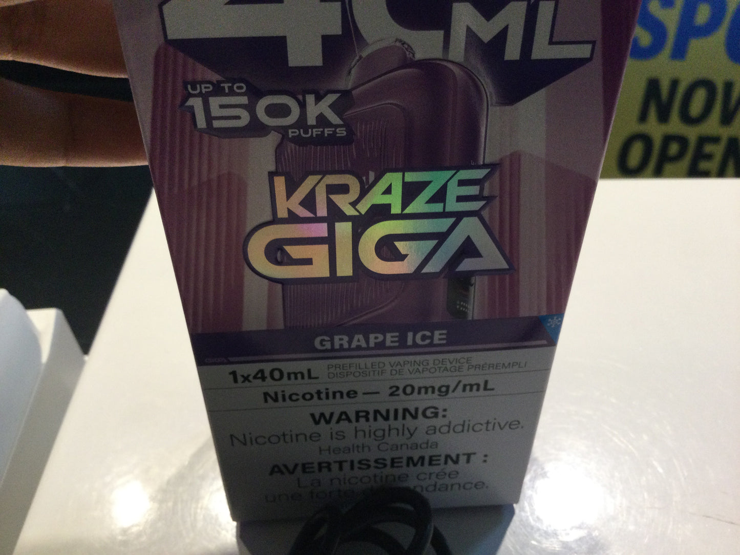 Kraze giga grape ice150k