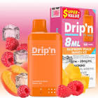 Dripn Envi 8ml 16k Raspberry peach mango ice *