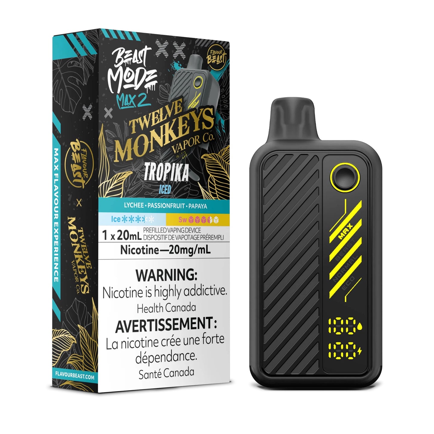 Flavour beast max 2 50k Tropika iced