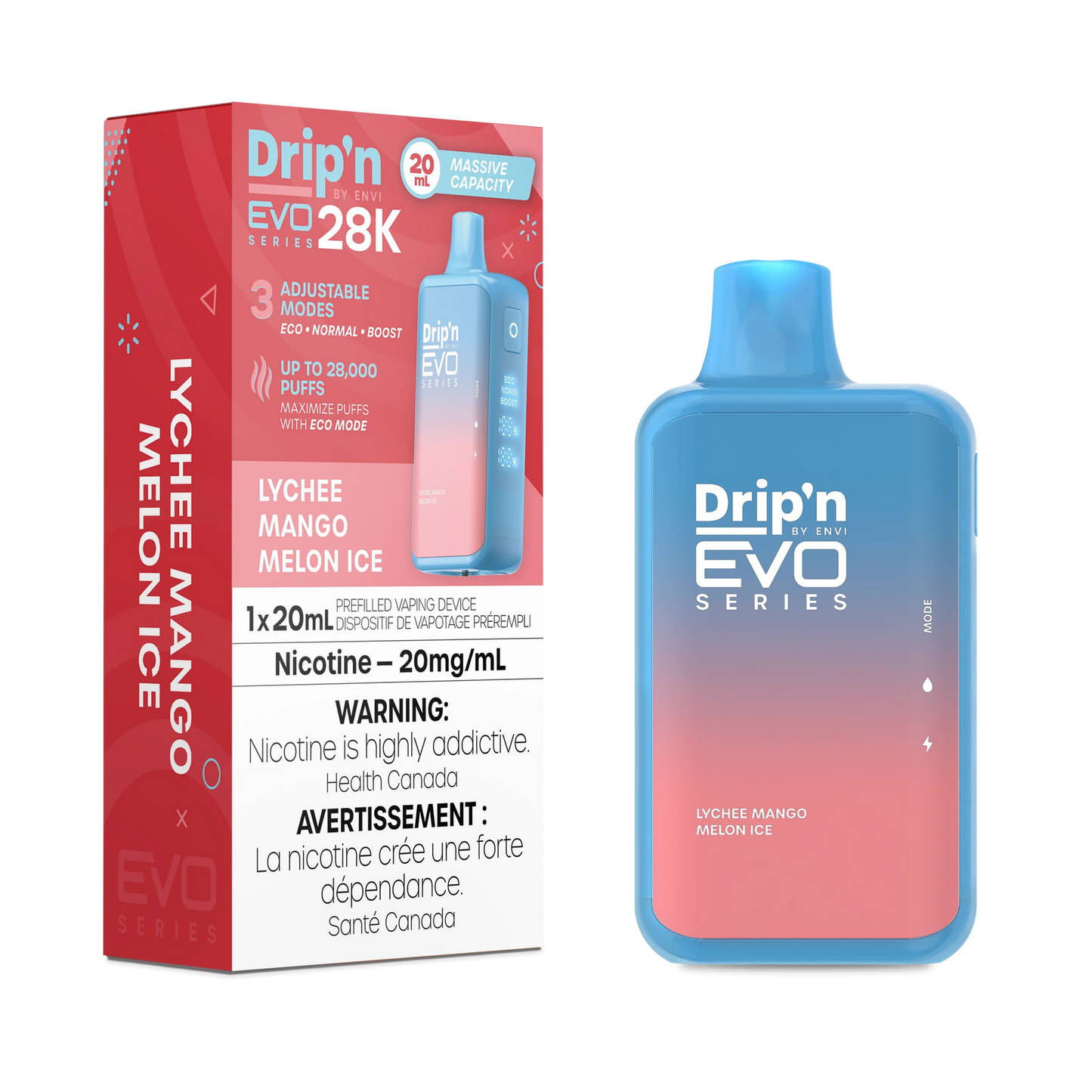 Drip’n Evo 28k Lychee Mango Melon Ice*