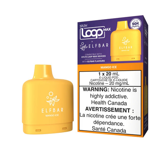 STLTH Loop Max X Elfbar Pod 50k Mango Ice (provincial tax)