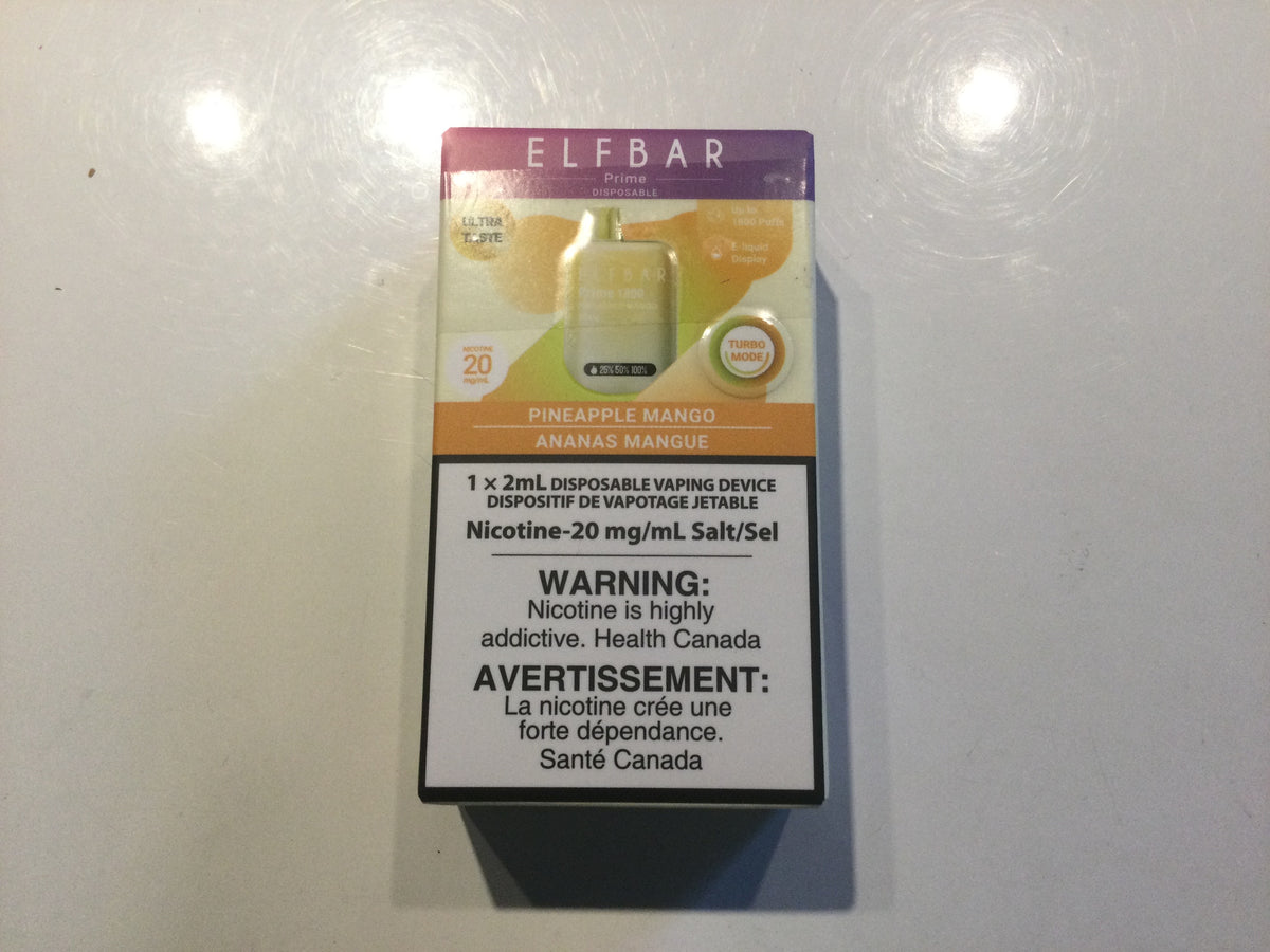 Elfbar prime 1800 pineapple mango