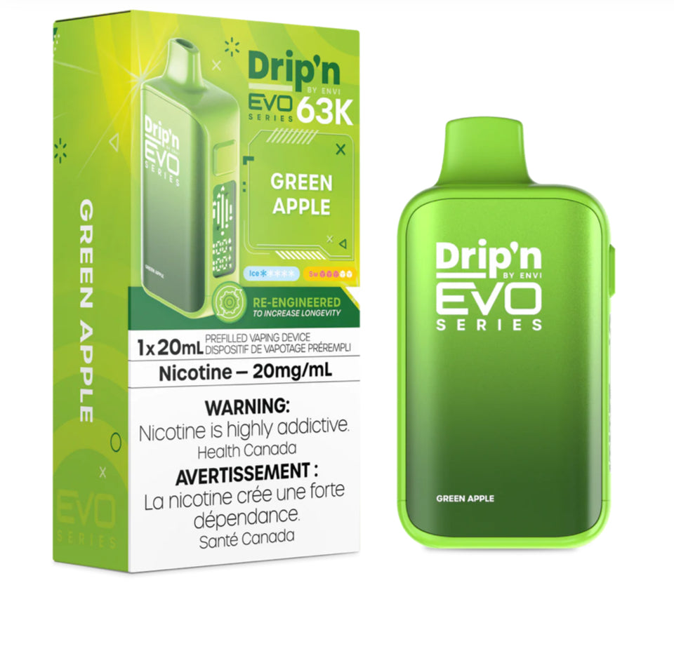 Drip’n Evo 63k Green Apple