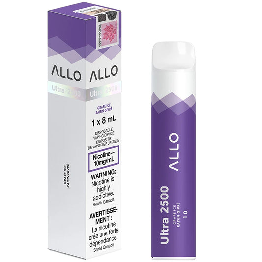 Allo 2500 10mg Grape ice*