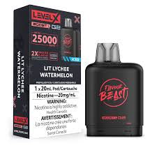Level X 25k Pods Lit Lychee Watermelon