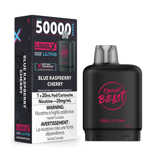 Level X 50k Pods Blue raspberry Cherry*