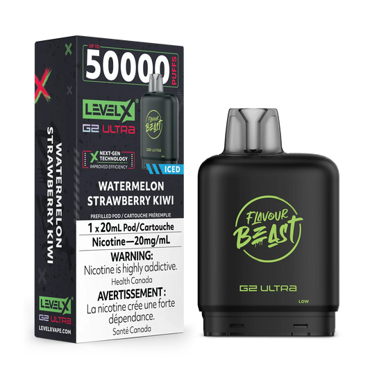 Level X 50k Pods Watermelon Strawberry kiwi*