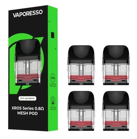 Vaporesso XROS pods (4 pack) 0.8 OHM Corex 2.0 (2ml)