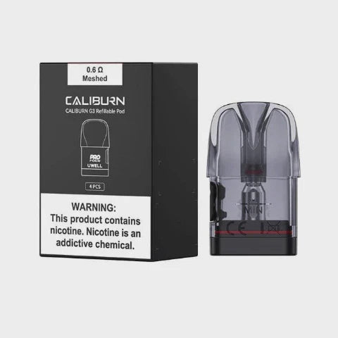 Caliburn G3 pods (4 Pack) 0.6 OHMS 2ml