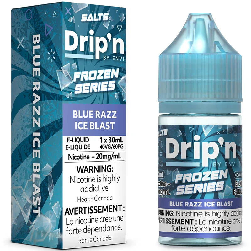 Drip’n E liquid 20mg 30ml Blue Razz Ice Blast*