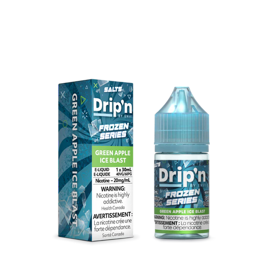 Drip’n E liquid 20mg 30ml Green Apple Ice Blast*