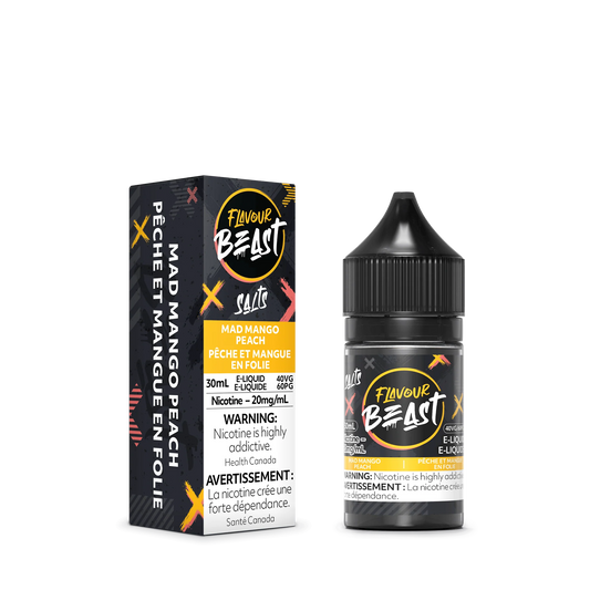 Flavour beast E liquid 20mg 30ml Mad Mango Peach*