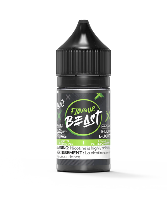 Flavour beast E liquid 20mg 30ml Gusto Green Apple*