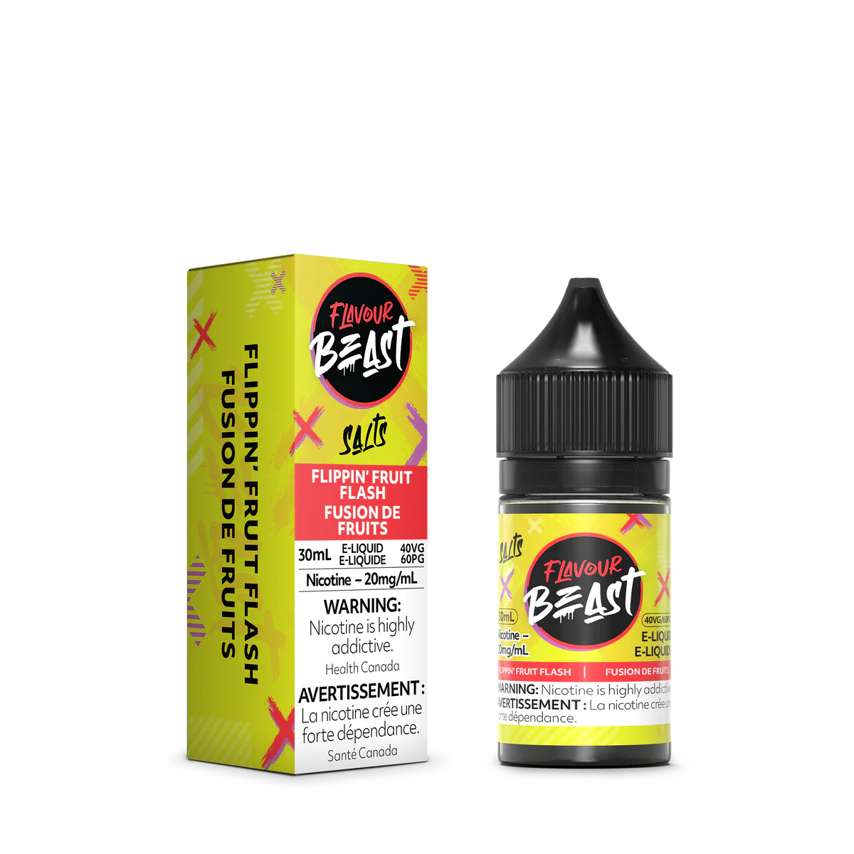 Flavour beast E liquid 20mg 30ml Flippin’ Fruit Flash*