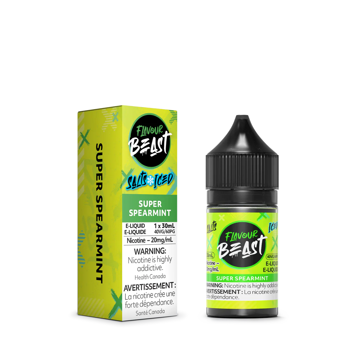 Flavour beast E liquid 20mg 30ml Super Spearmint*