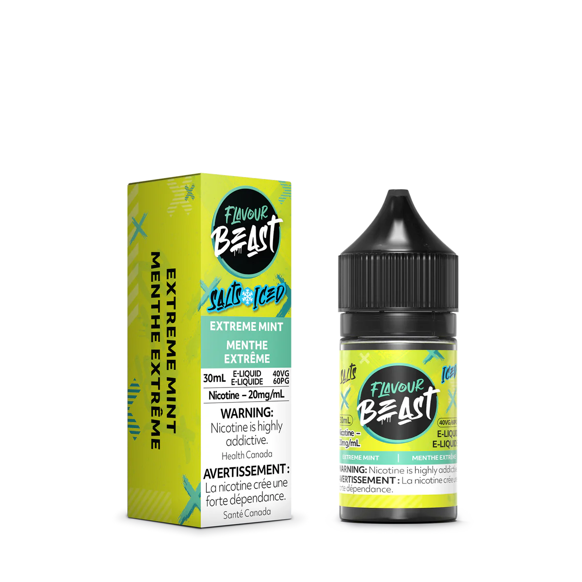 Flavour beast E liquid 20mg 30ml Extreme Mint*
