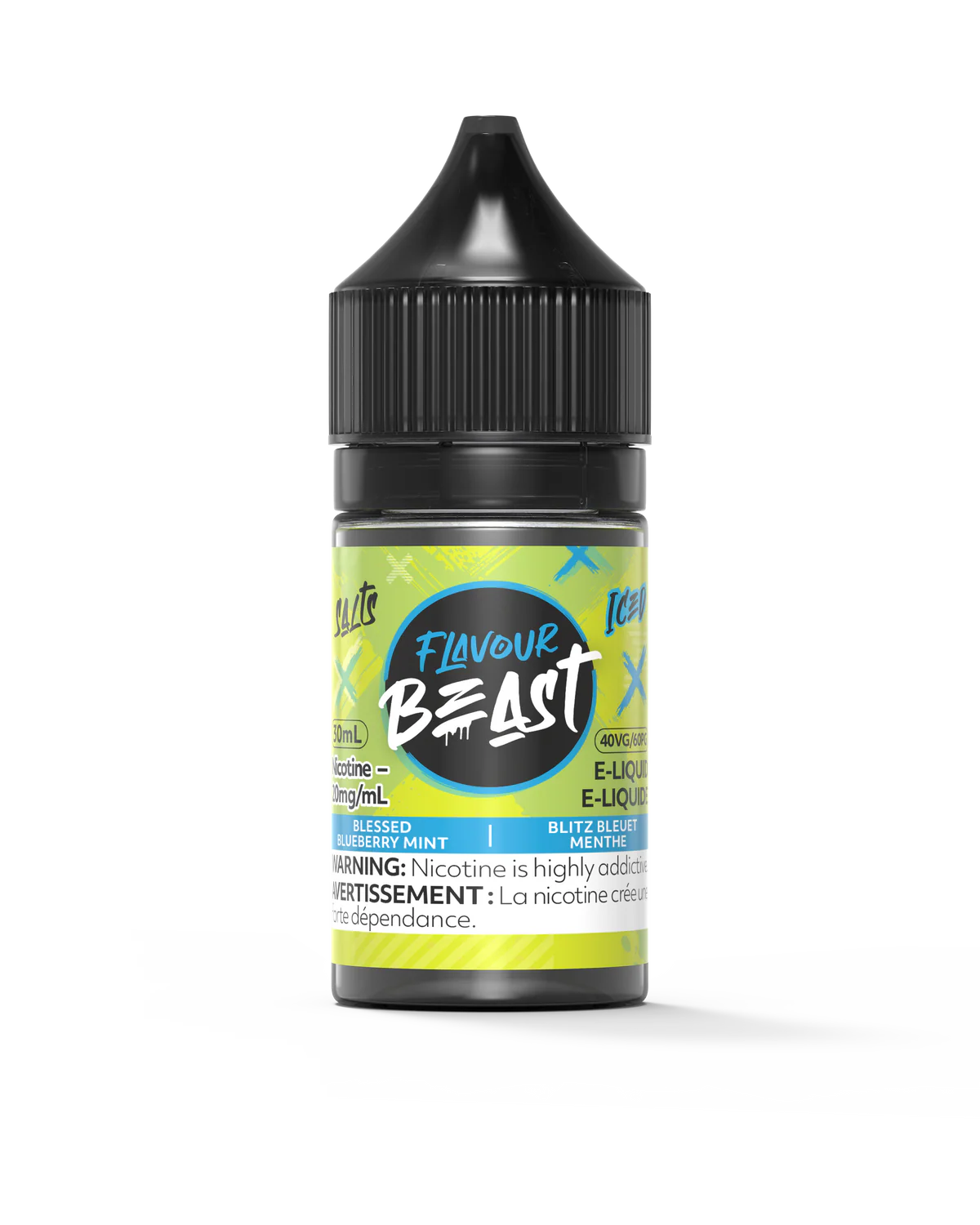Flavour beast E liquid 10mg 30ml Blessed Blueberry Mint*