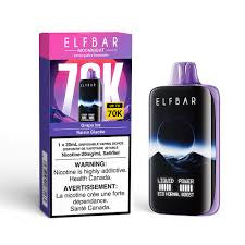 Elfbar 70k Grape Ice (provincial tax)