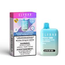Elfbar Prime 1800 Blueberry Sour Raspberry(provincial tax)