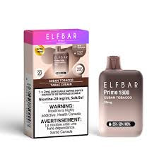 Elfbar Prime 1800 Cuban Tobacco(provincial tax)