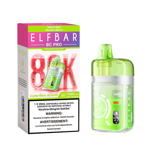 Elfbar 80k Miami Mint (provincial tax)