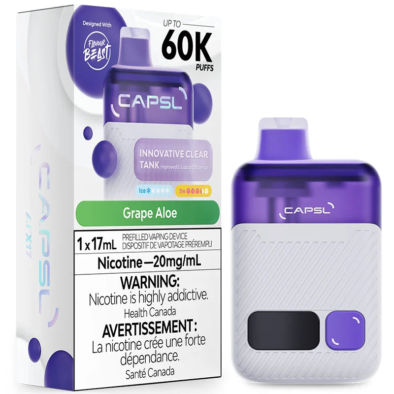 Flavour Beast Capsl 60k grape aloe (provincial)