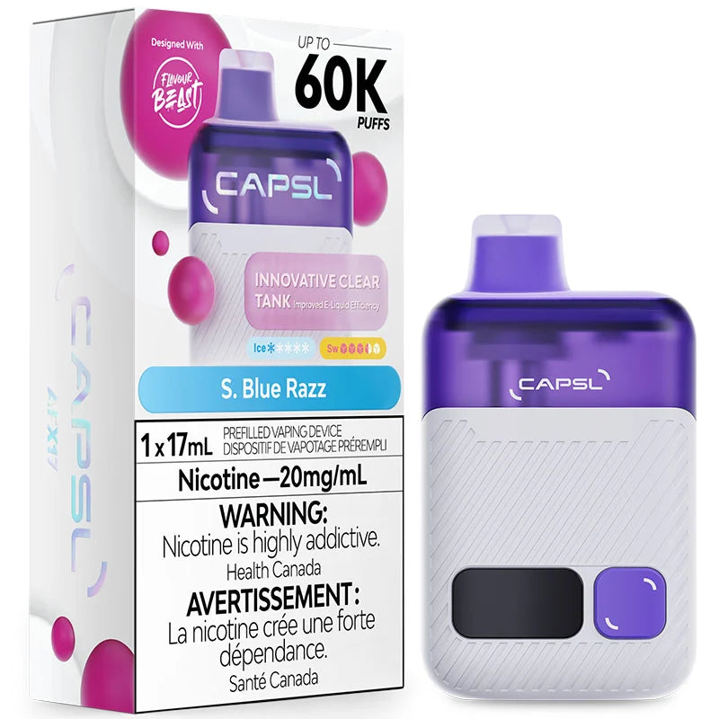 Flavour Beast Capsl 60k S. Blue razz*
