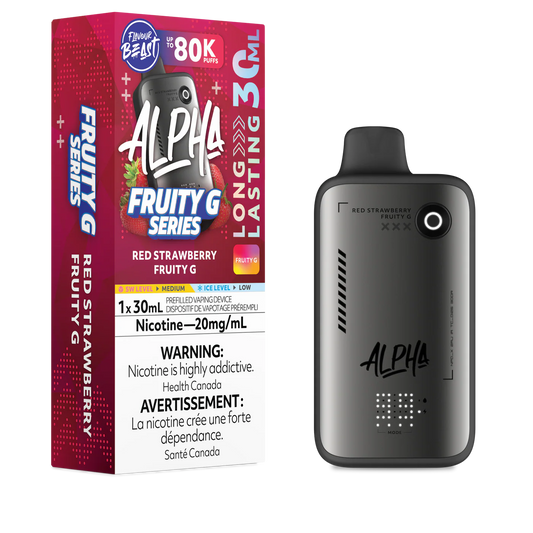 Flavour Beast Fruity G 80k Red Strawberry